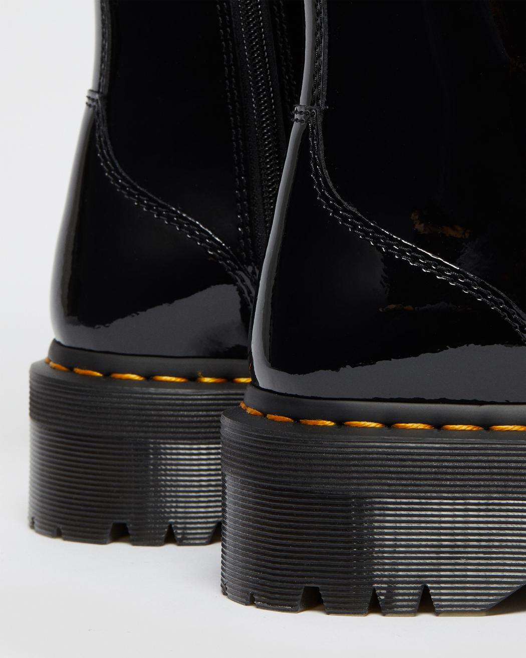 Jadon Black Patent Leather Platform Boots DM26646001 - 8
