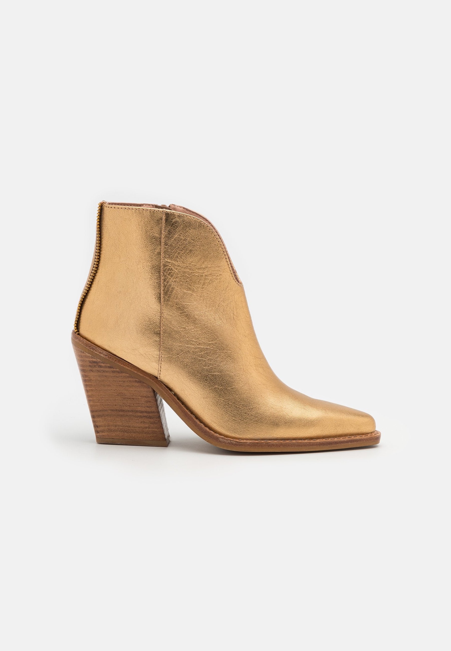 New Kole Gold Low Ankle Boots 34265-M-103 - 7