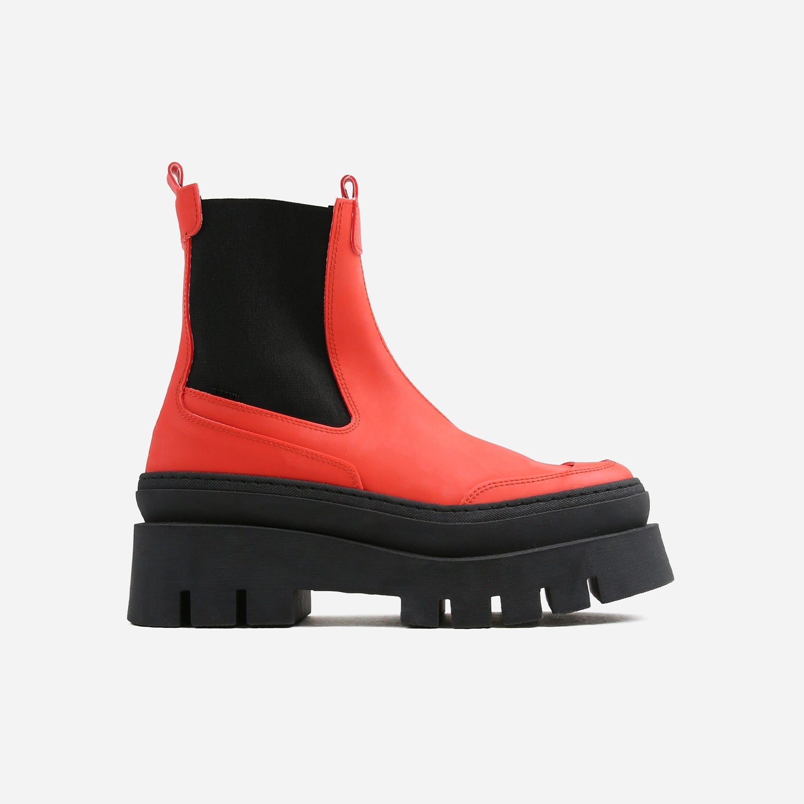 Evi Ann Red Biker Chelsea Boots 47427-R-3640 - 8