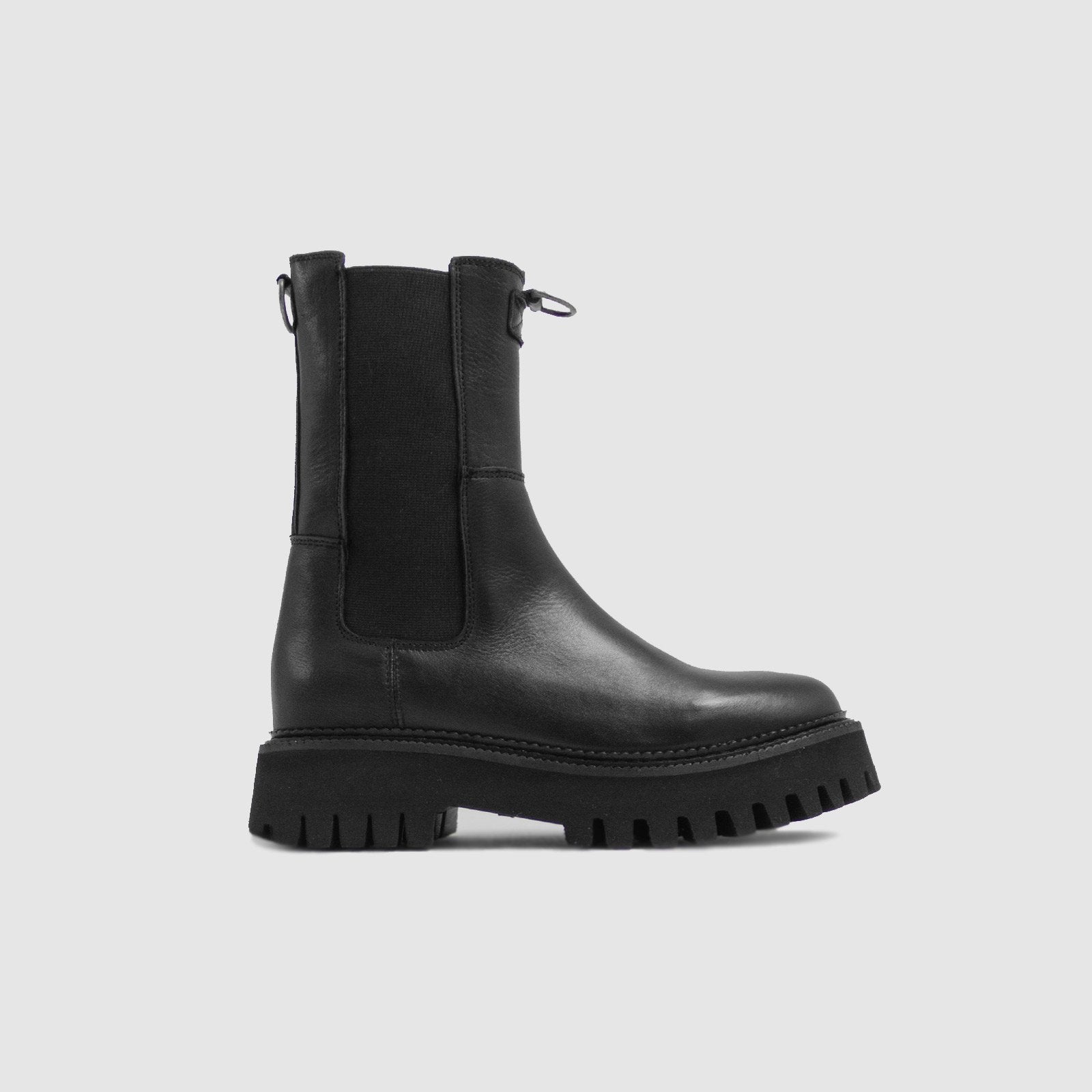 Groovy Chelsea Black Boots 47268-A01 - 09