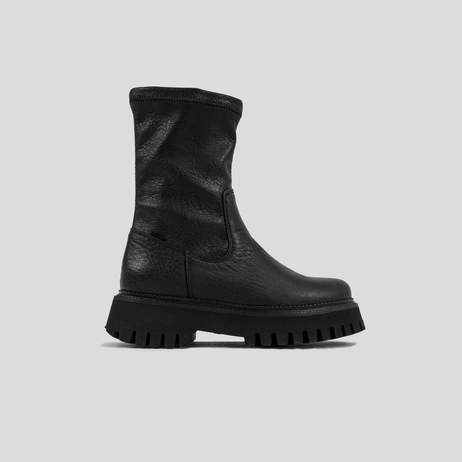 Bronx Groovy Stretch Black Chelsea Boots