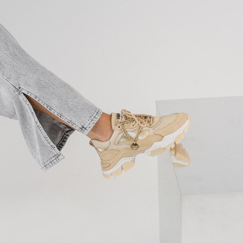 Tayke Over Camel Chunky Sneakers - 5