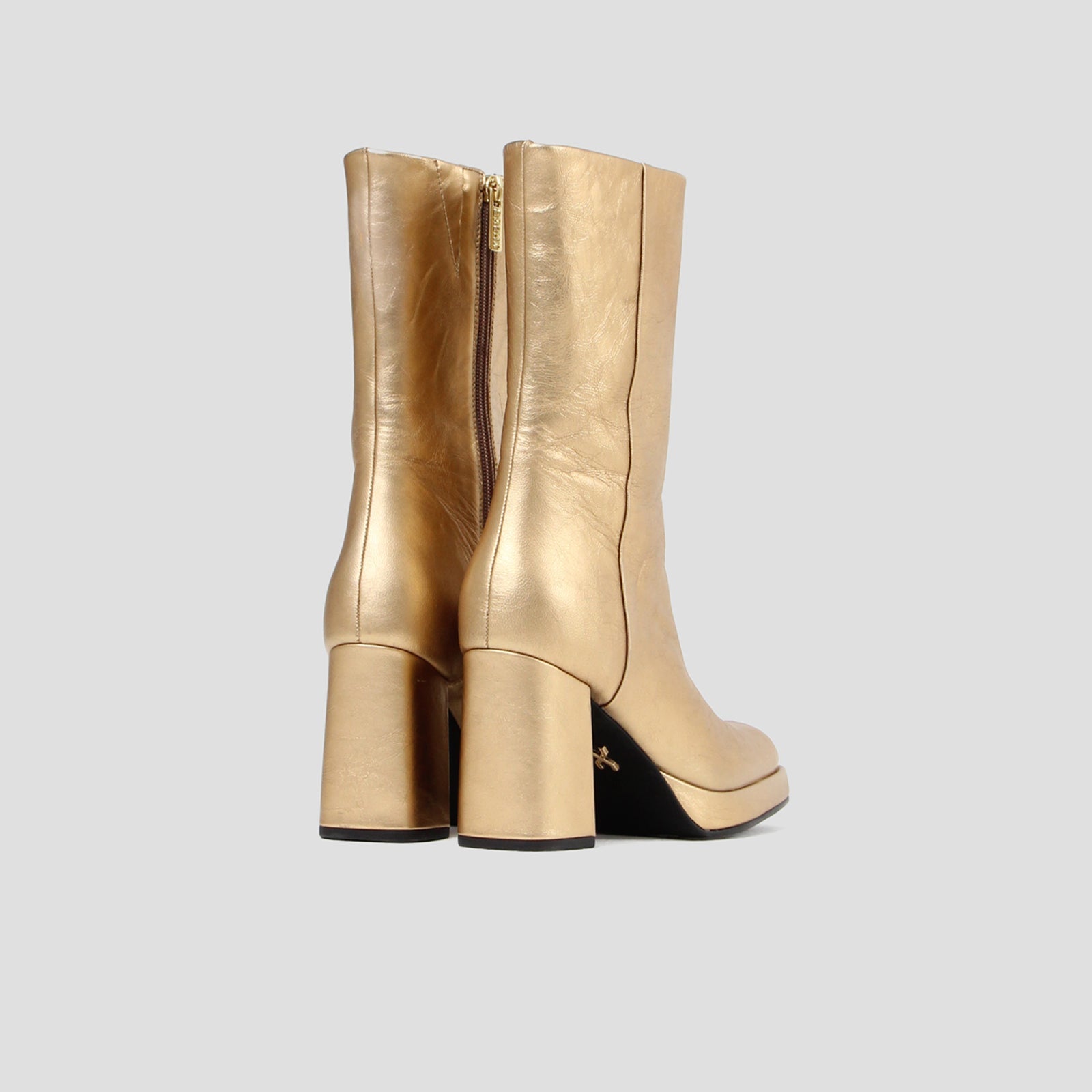 New Melanie Gold Ankle Boots 34197-M-103 - 4