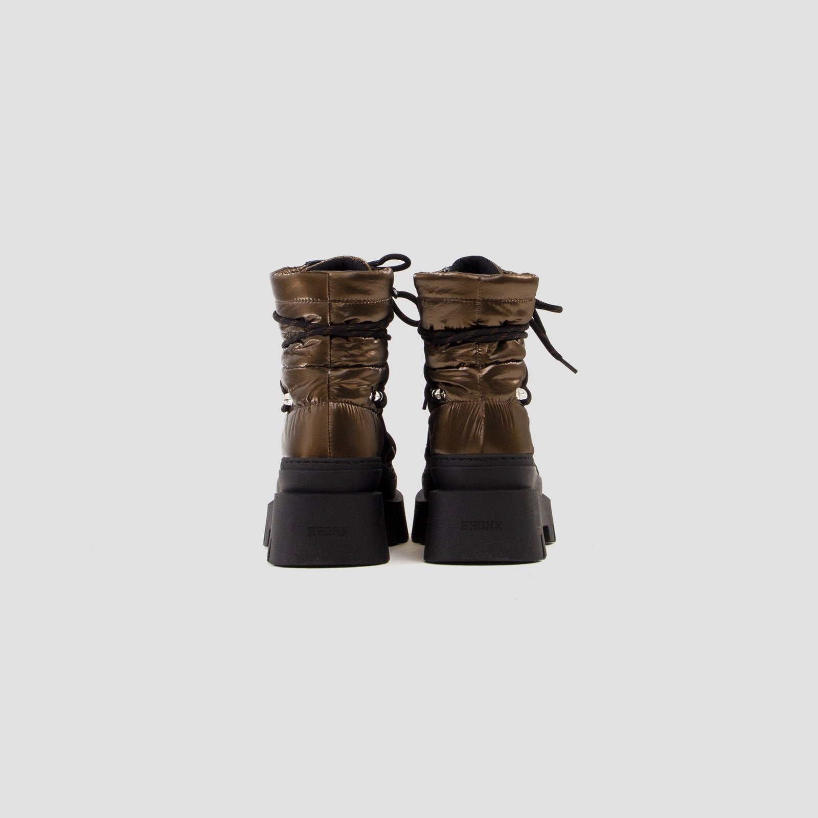 Evi-Ann Double Laces Brown Chunky Boots 47380-AM-28 - 07