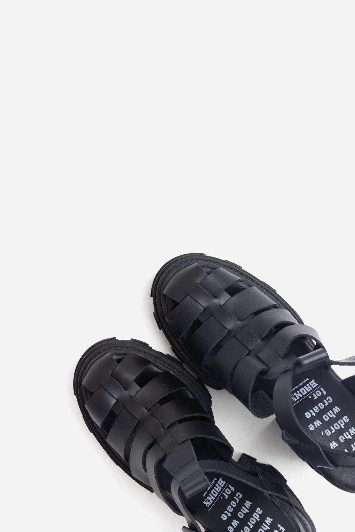 Furrow Black Chunky Sandals 84974-A-01 -4