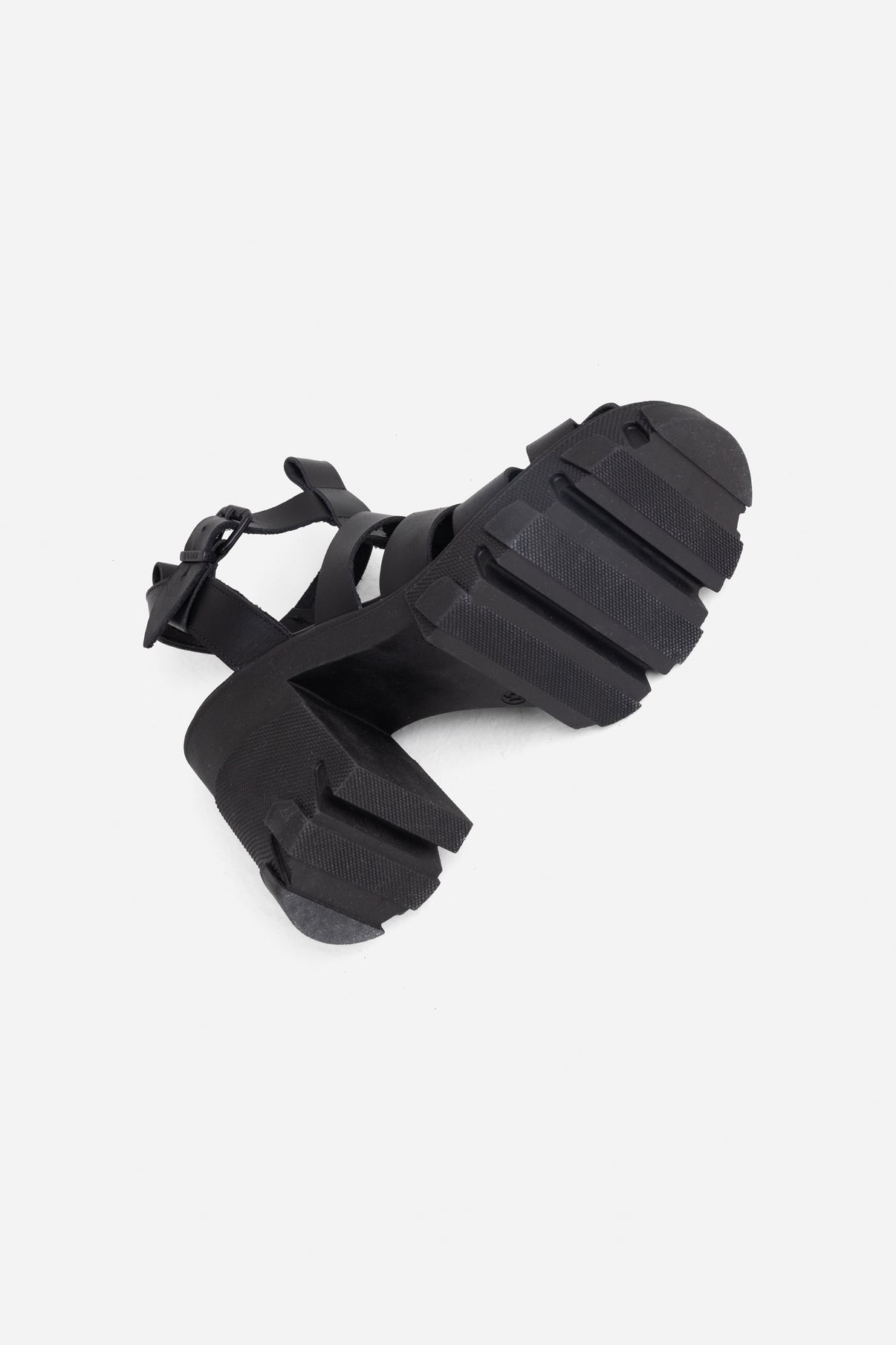 Furrow Black Chunky Sandals 84974-A-01 -8