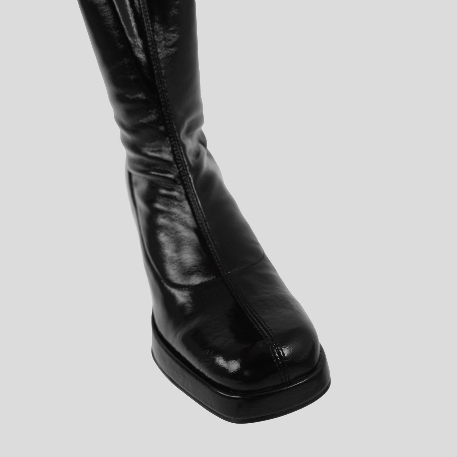 New Melanie Stretch Black Ankle Boots 34203-P-01 - 4