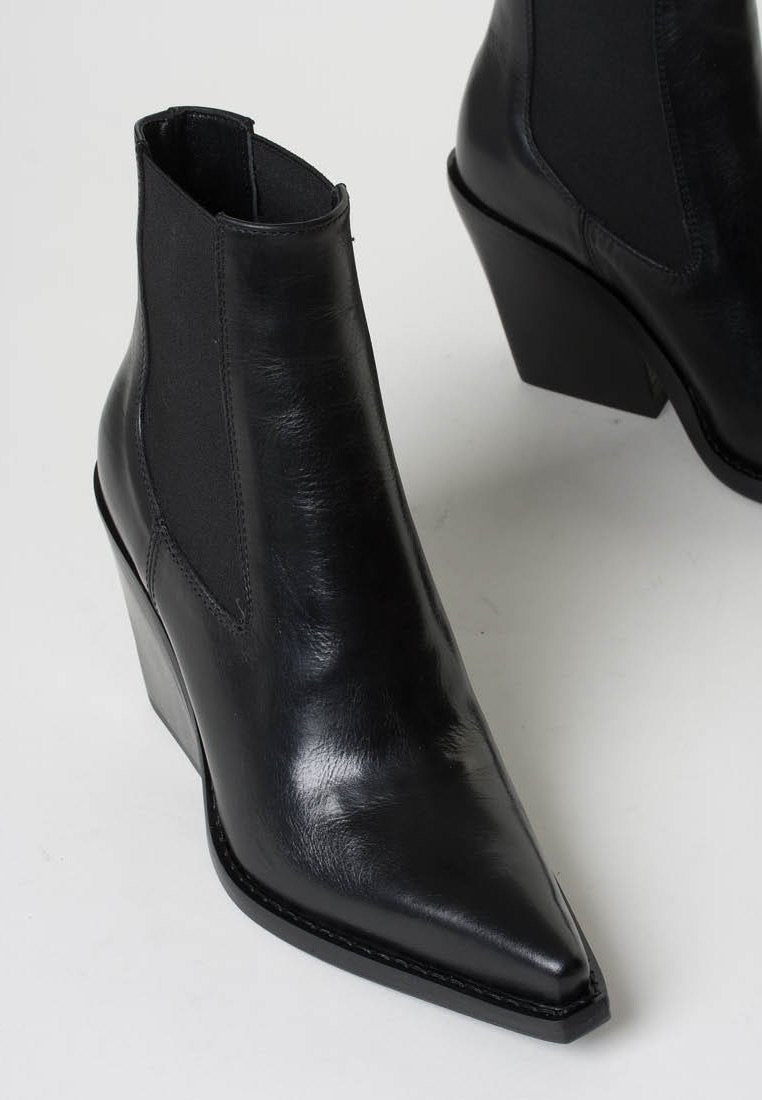 Ines-Black Adele Ankle Boots - 3