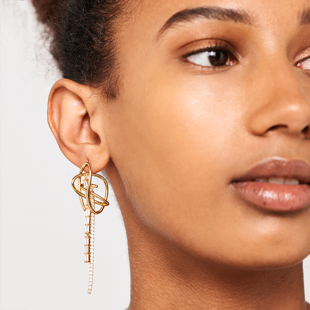 Aisha Gold Earrings