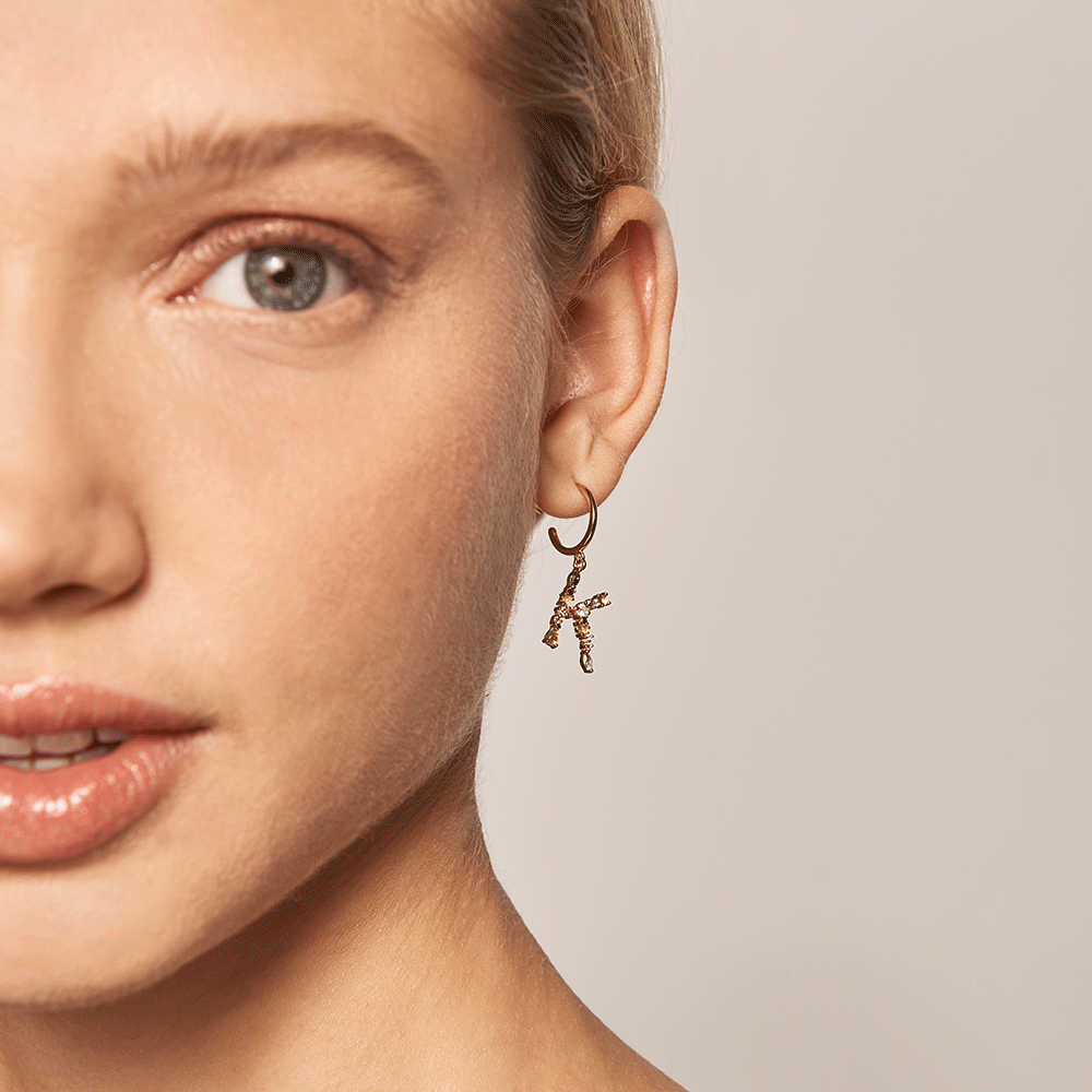 Letter Earrings