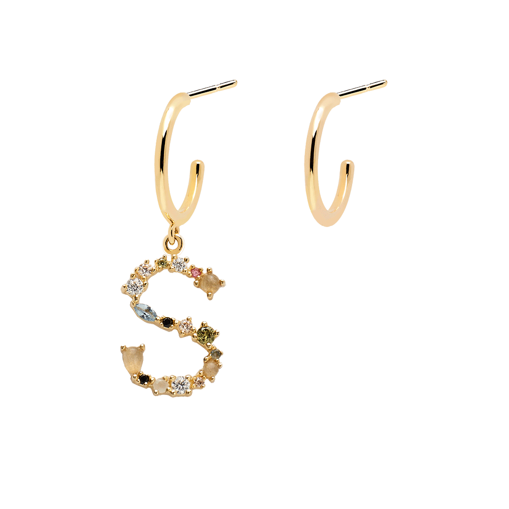 Letter S Earrings