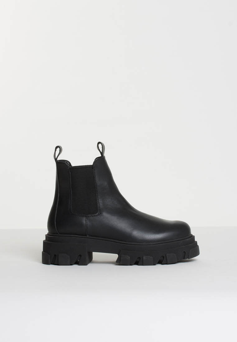 Asta Black Leather Ankle Boots Ellablack1 - 6