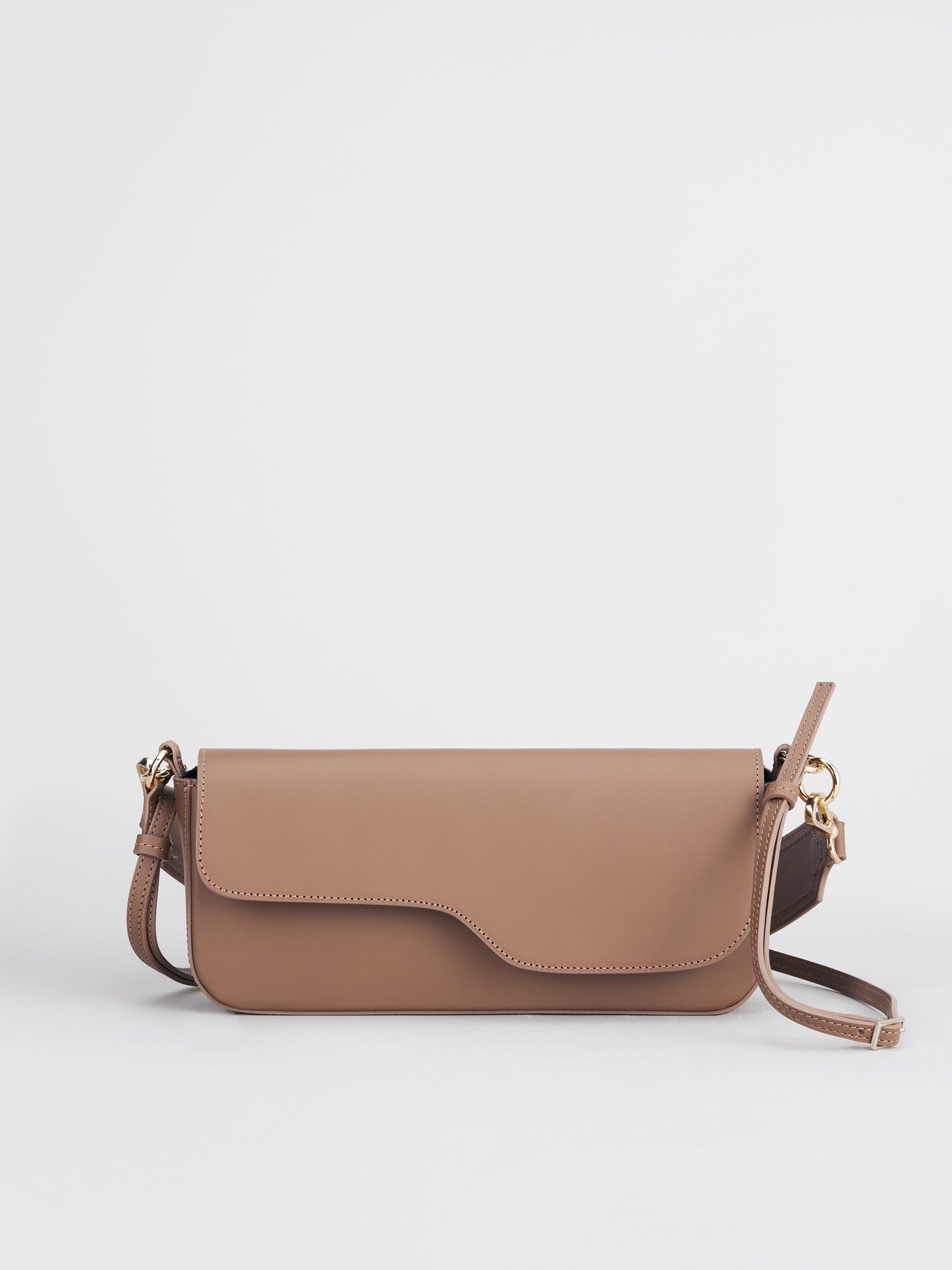 Ercolano Hazelnut Leather Shoulder Bag 112114 -1