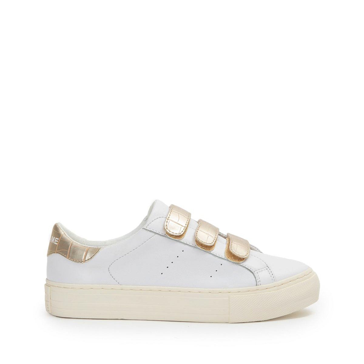 Arcade Straps White Gold Sneakers KNGDSC0474 - 1