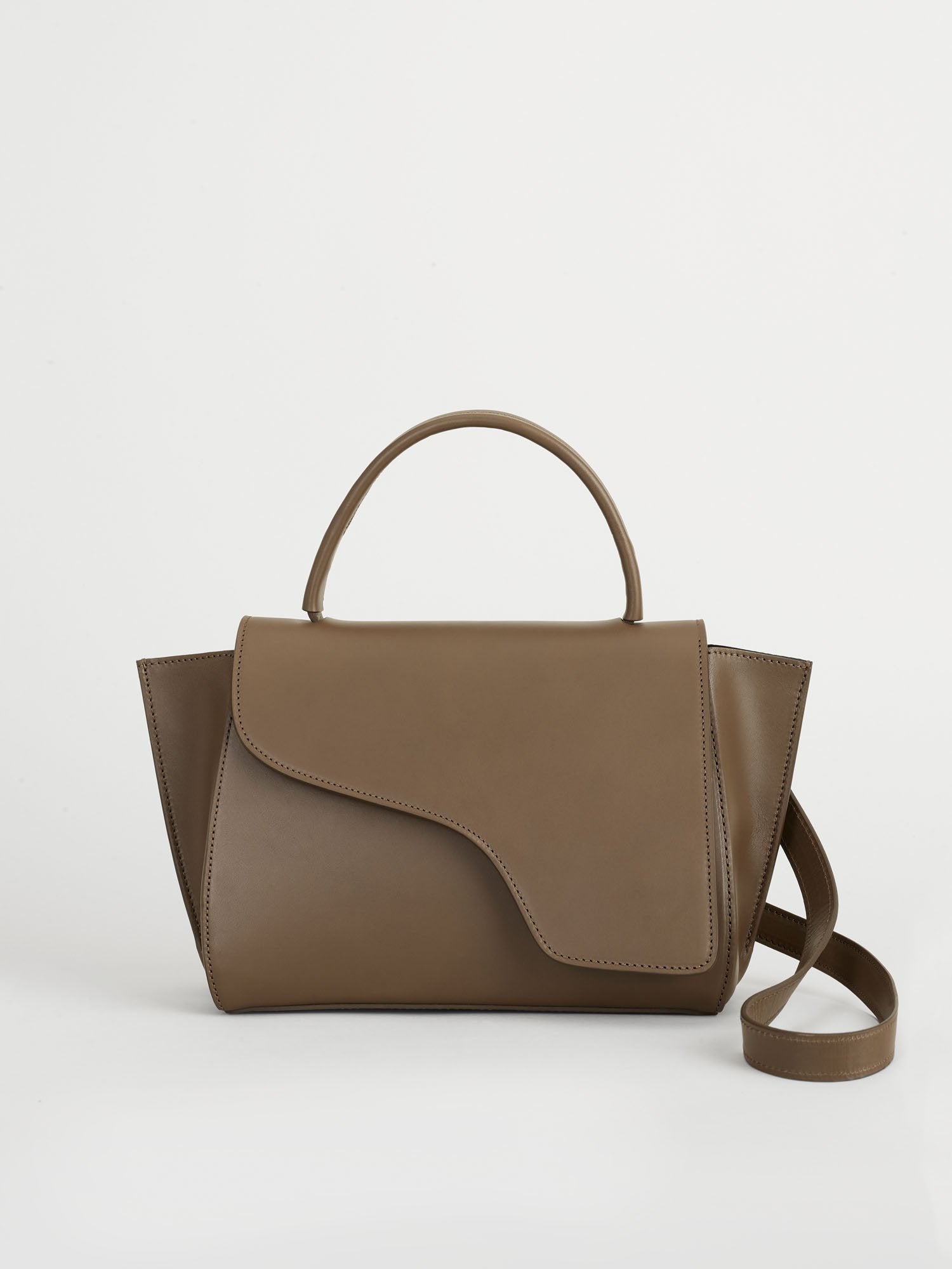 Arezzo Khaki Brown Handbag Bags