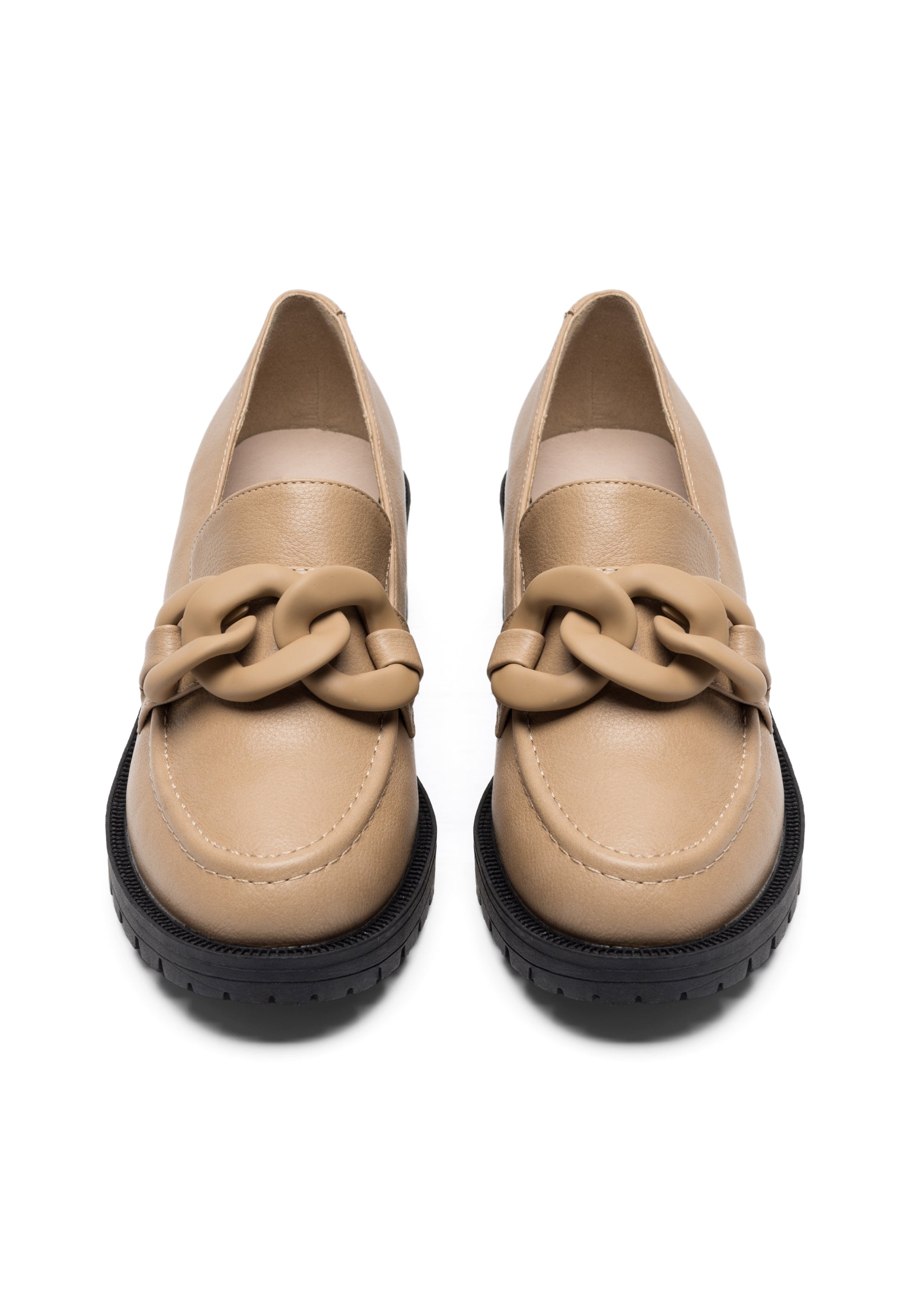 Bianco BIACLAIRE Loafer Chain Carnation Loafers Nougat