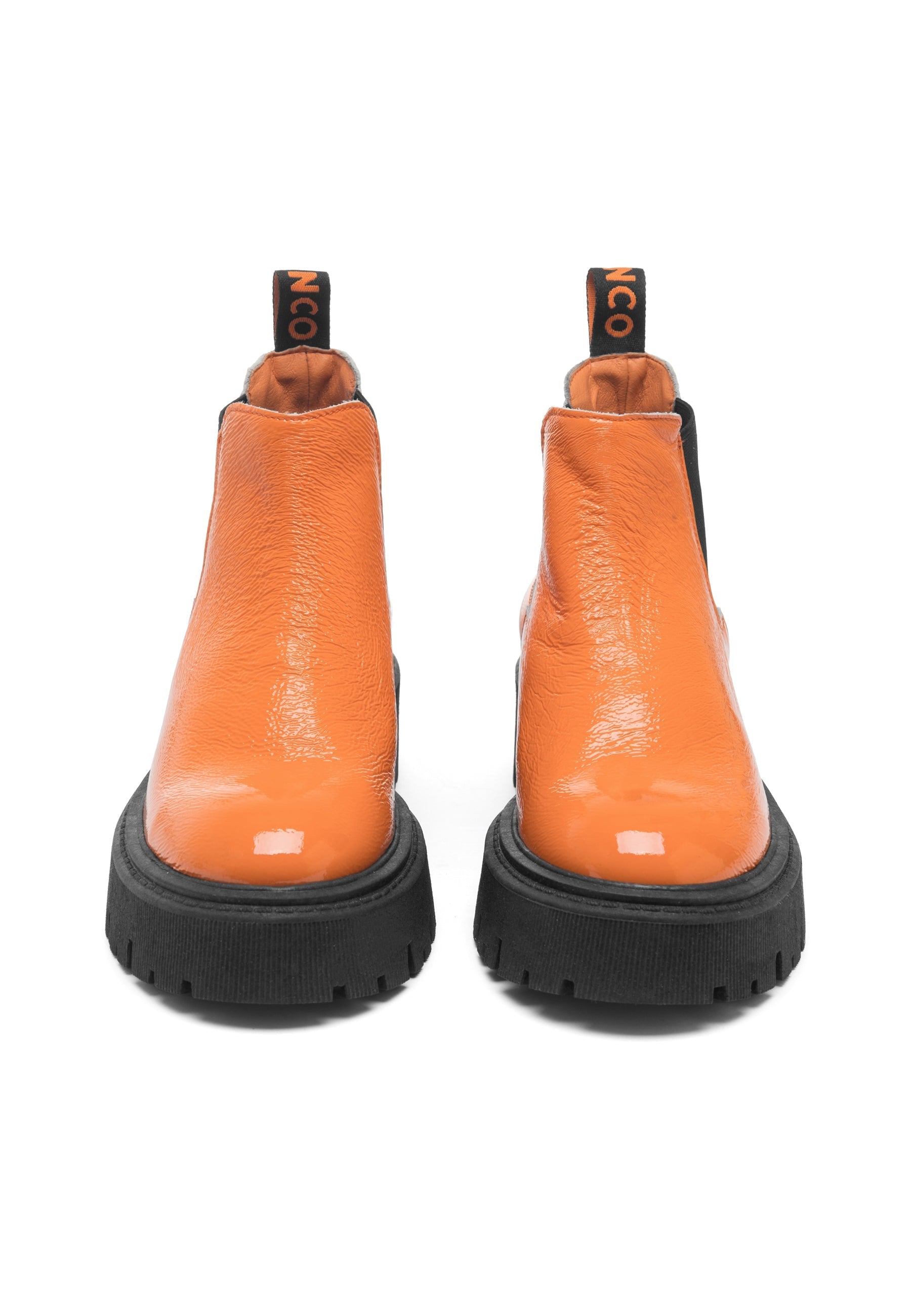 Bianco BIAGARBI Low Chelsea Nappalak Ankle Boots Orange