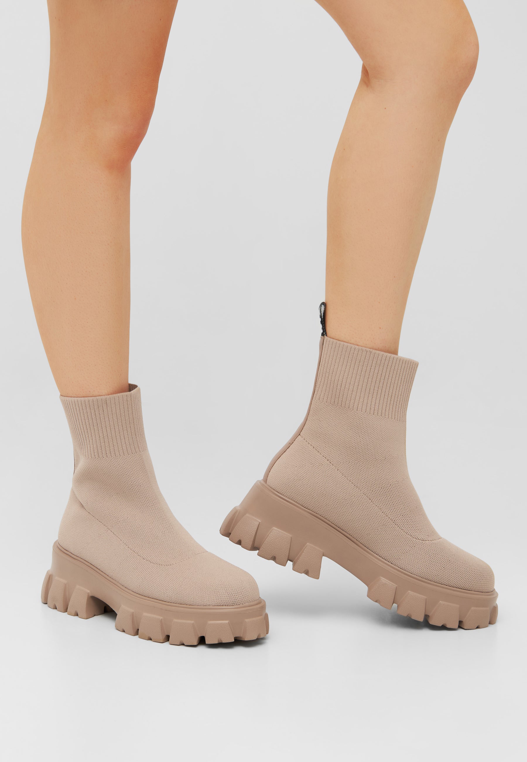 Bianco BIAPRIMA Sock Boot Sock Boot Nougat