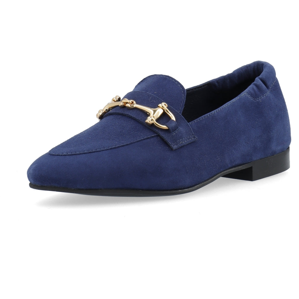 Bianco BIATRACEY Loafer Sneffle Suede Bit Navy