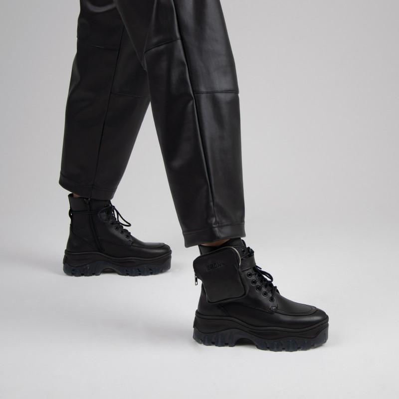 Jaxstar Hiking Mid Cut Black Sneakers 47335-A01 - 07