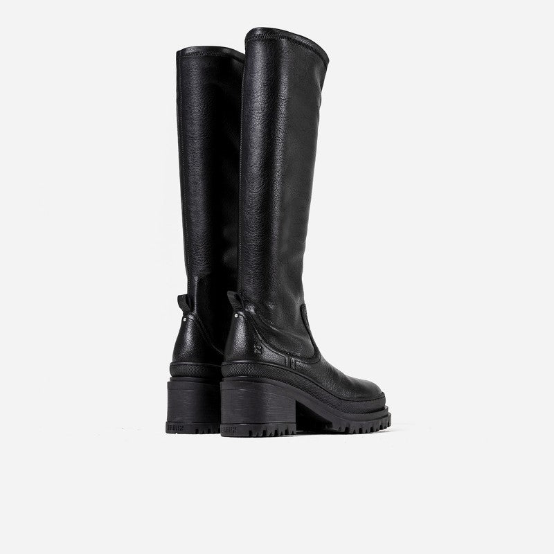 Lyssa Black Stretch High Boots 14268-G-01 - 3