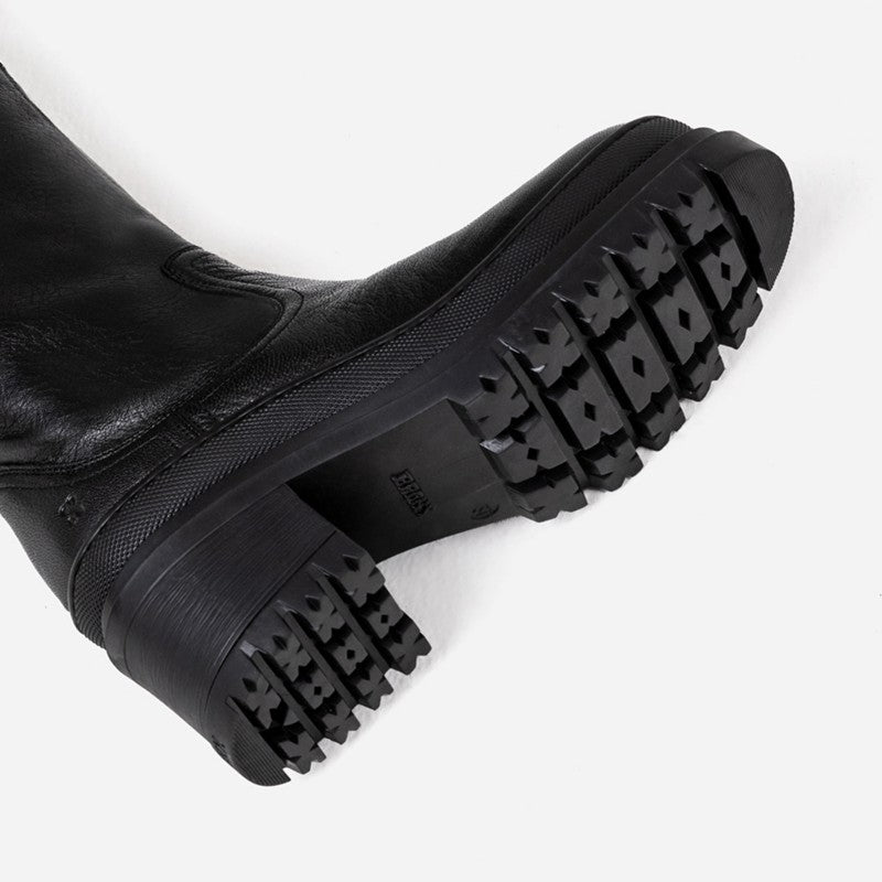 Lyssa Black Stretch High Boots 14268-G-01 - 5