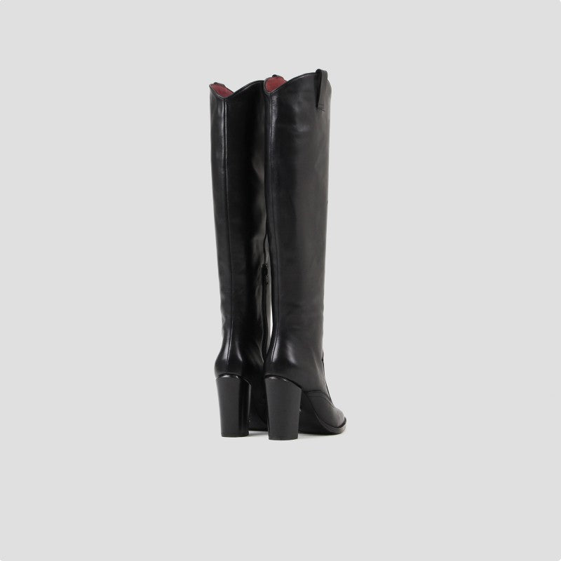 New Americana Black High Western Boots 14165-B-01 - 3