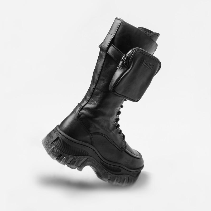 Jaxstar Hiking High Black Boots 14187-A01 - 05