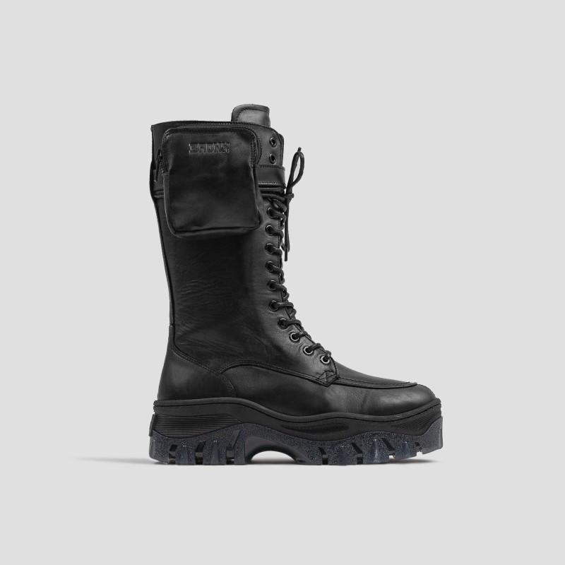 Jaxstar Hiking High Black Boots 14187-A01 - 12