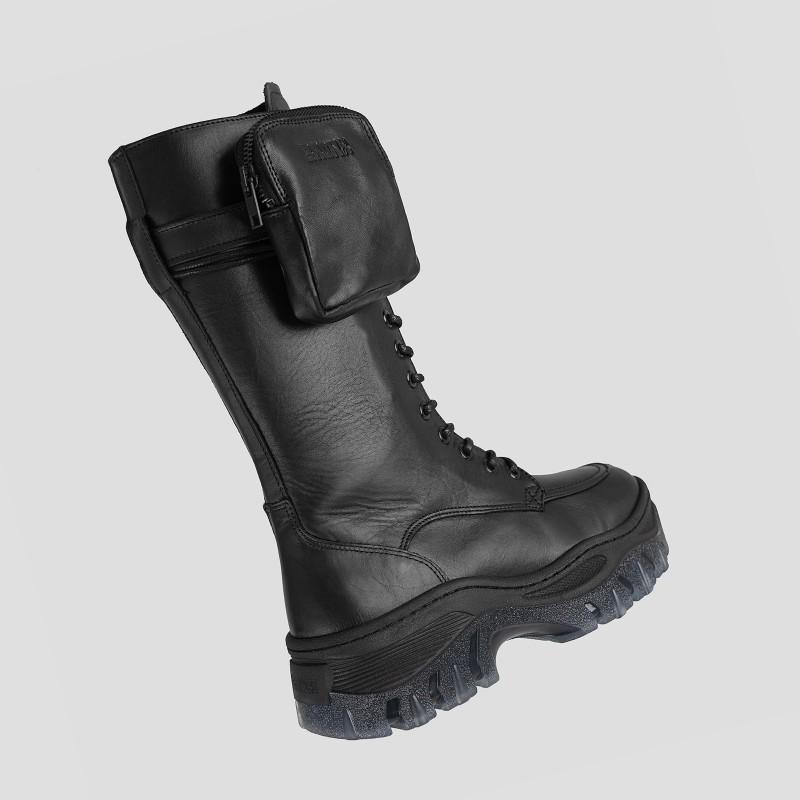Jaxstar Hiking High Black Boots 14187-A01 - 06