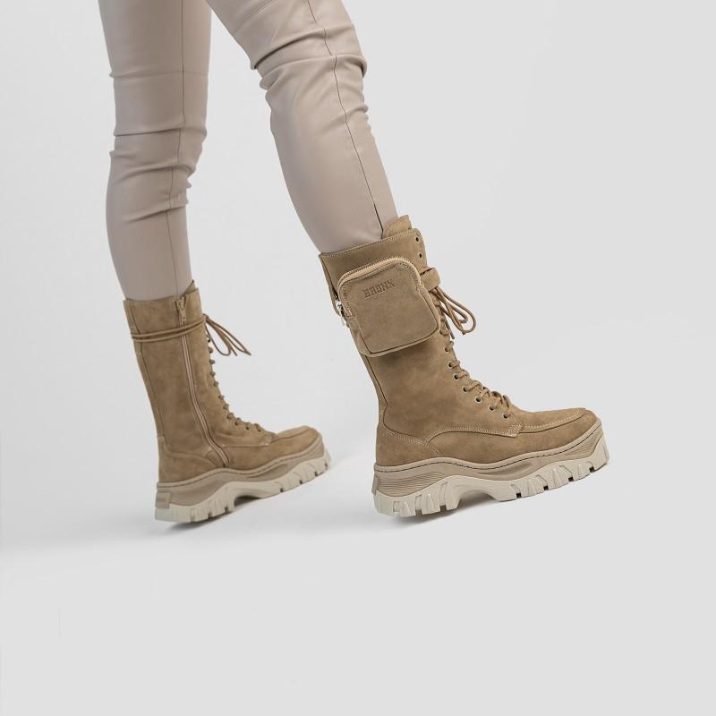Jaxstar Hiking High Cappuccino Boots 14187-C125 - 12