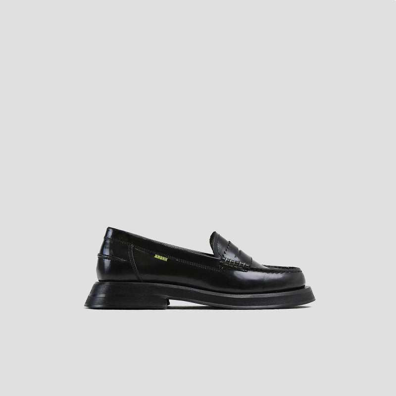 New Frizo Black Leather Loafers 66436-O-01 - 6