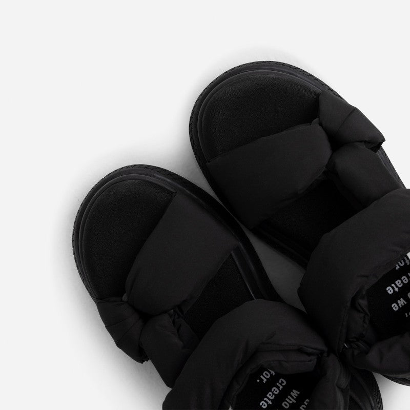Brute Black Chunky Sandals 84954-P-01 - 4