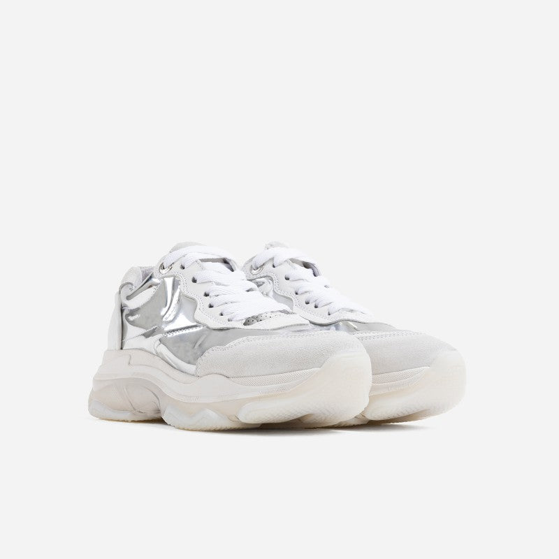 Baisley Silver White Chunky Sneakers 66456-M-917 - 3