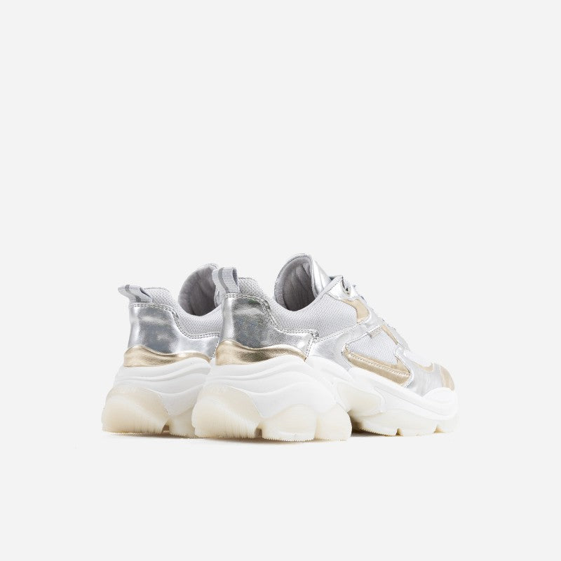 Linny Silver Gold Chunky Sneakers 66461B-M-1289 - 5