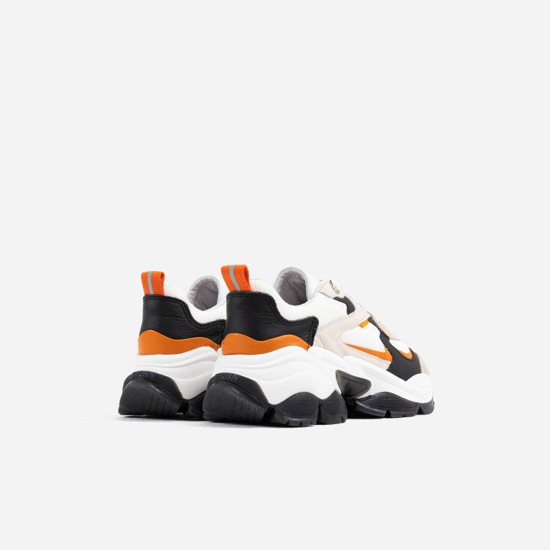 Linny Black Orange Chunky Sneakers 66461-AC-3702 - 6