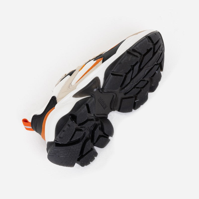 Linny Black Orange Chunky Sneakers 66461-AC-3702 - 7