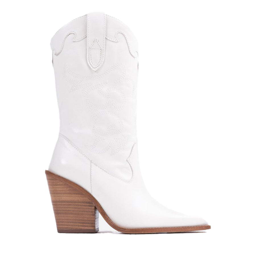 Bonderia Oatmilk Western Boots 34276-T-3685 - 1