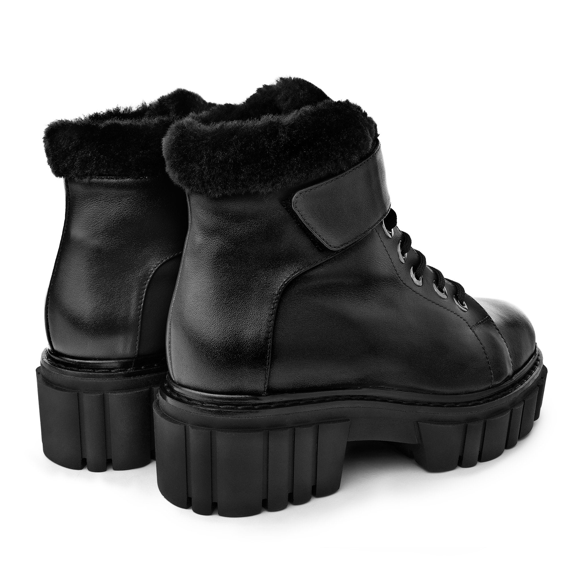 Takara Black Winter Ankle Boots 2030-01 - 5