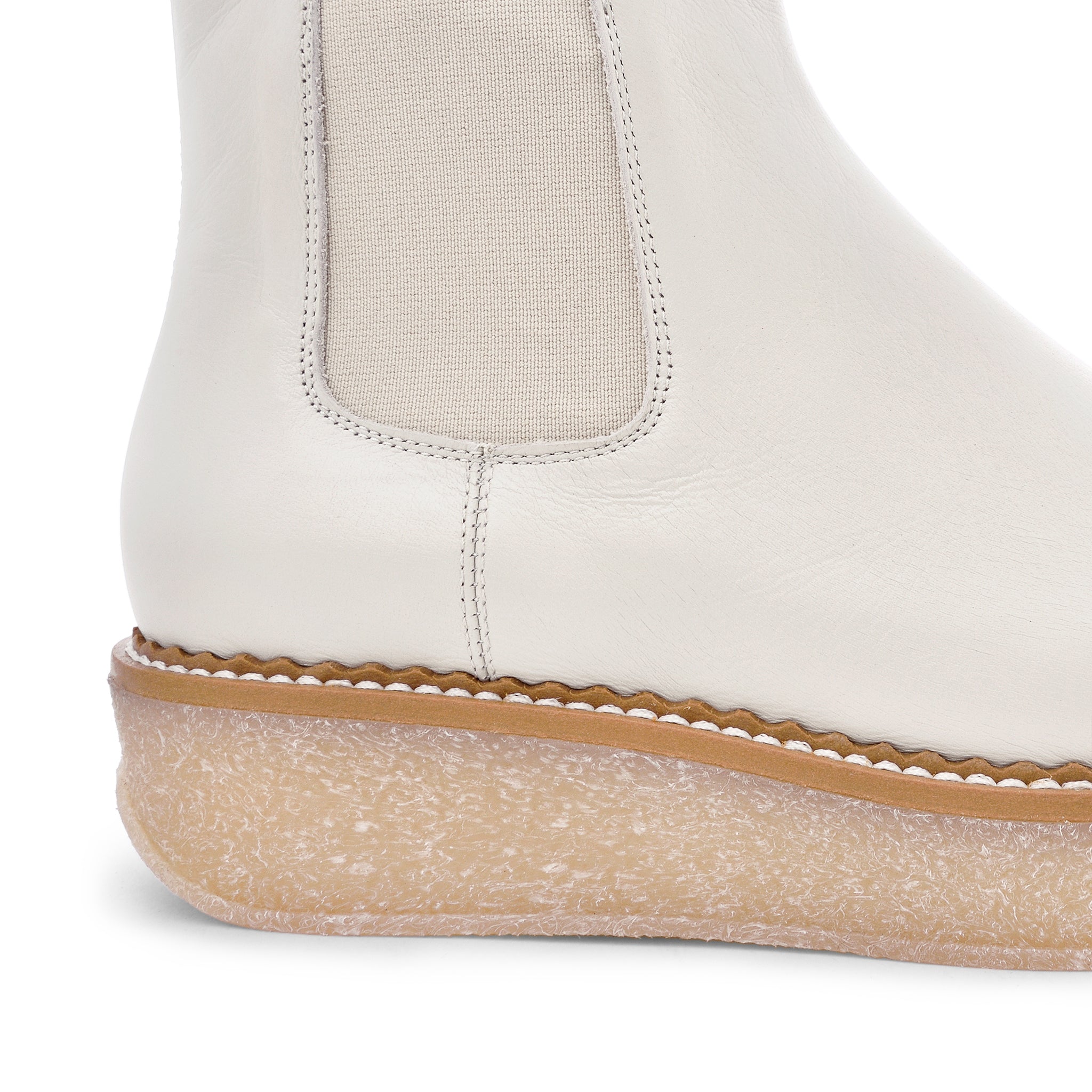 Machi Off White Leather Chelsea Boots 2005_OFF_WHITE - 6