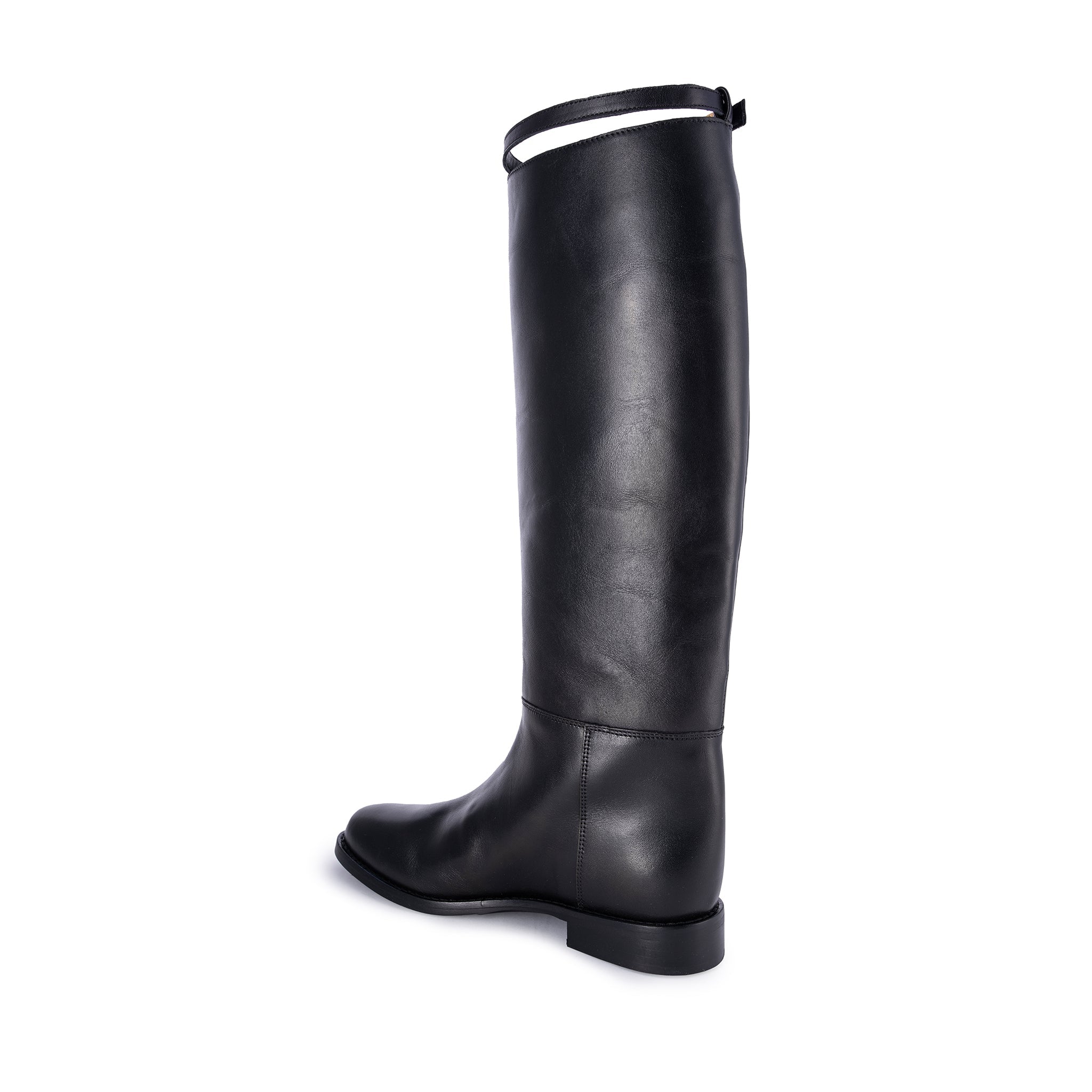 Oscar Black Strap High Boots OSCAR-CINTURINO-VITELLO - 3