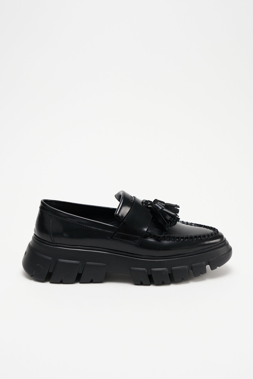 Brushed Vitello Black Chunky Loafers CPH315 - 9