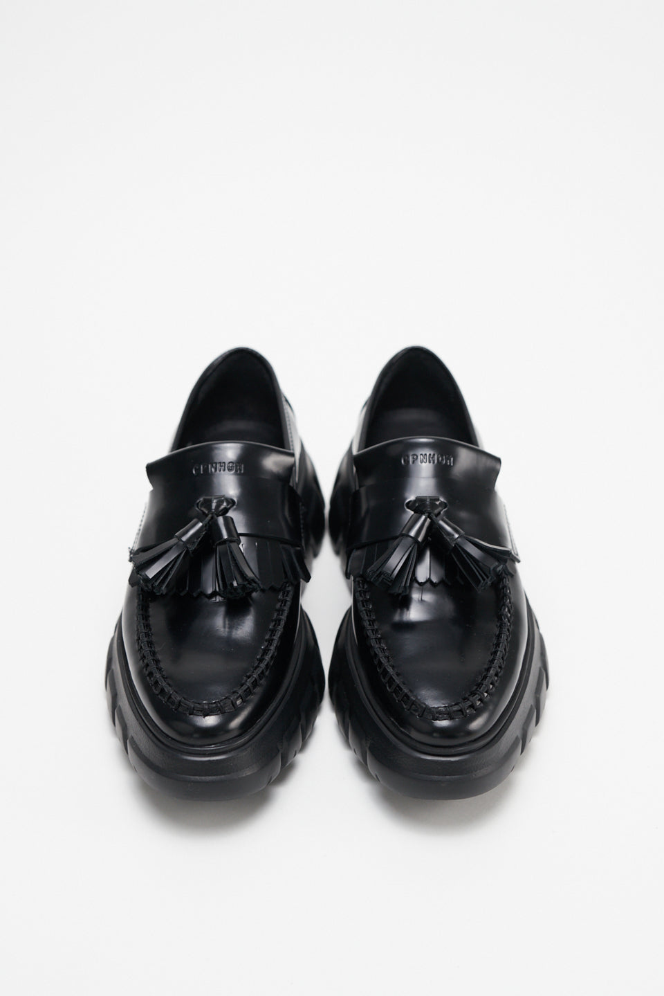 Brushed Vitello Black Chunky Loafers CPH315 - 5