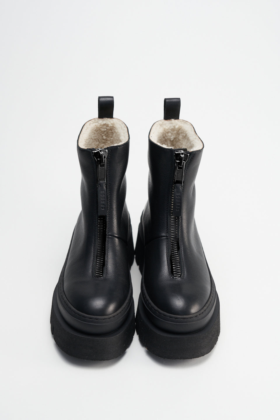 Vitello Black Front Zip Winter Boots CPH591_BLACK - 4