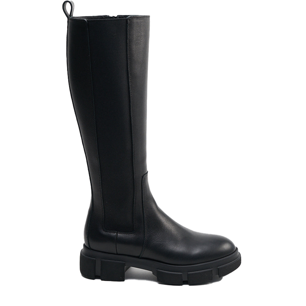 Vitello Black High Chelsea Boots CPH667BLACK - 1