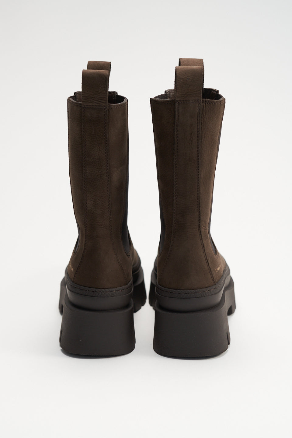 Nabuck Chocolate Chunky High Chelsea Boots CPH685_CHOCOLATE - 6