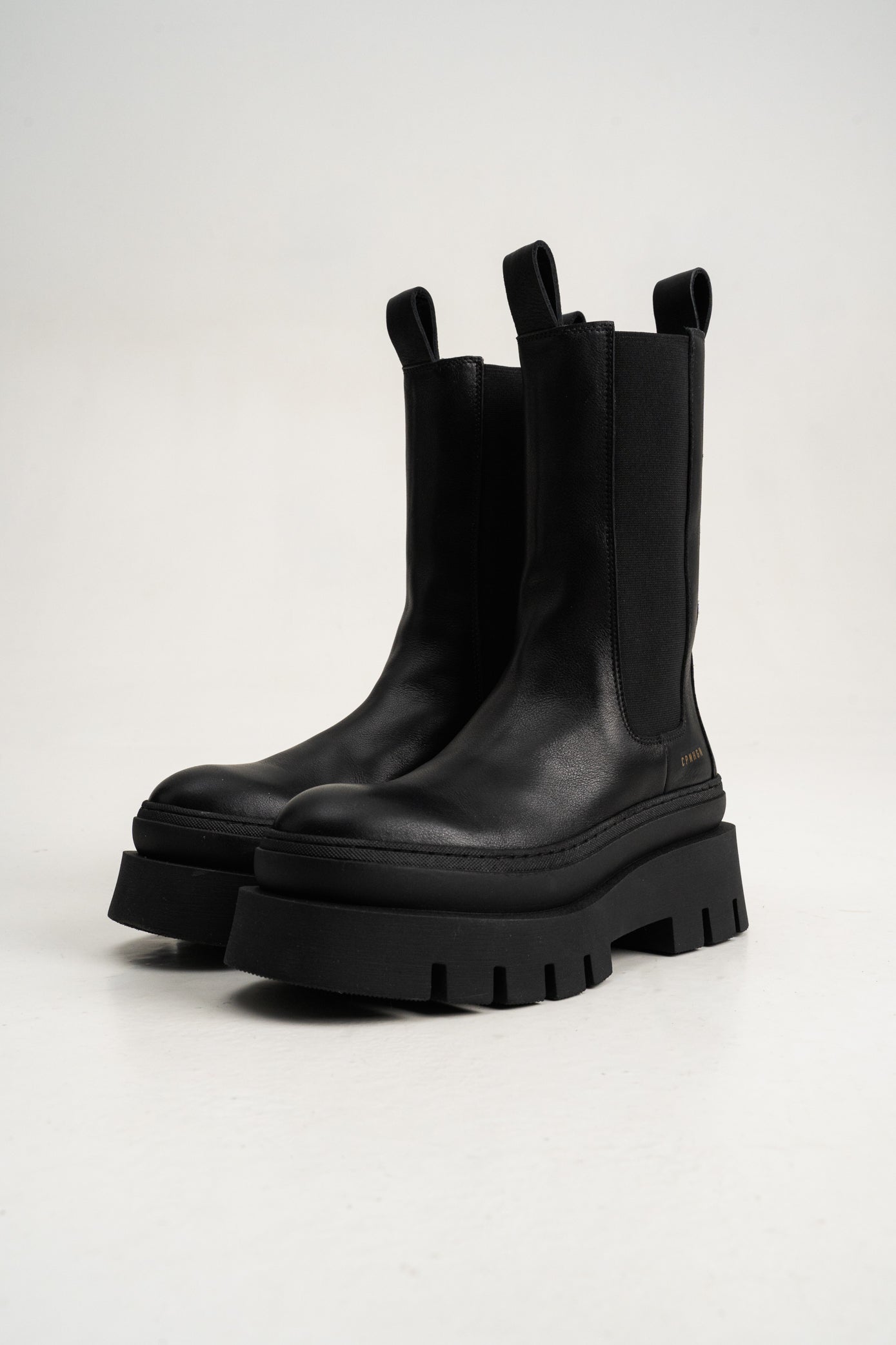 Vitello Black High Chelsea Boots CPH685_BLACK-2