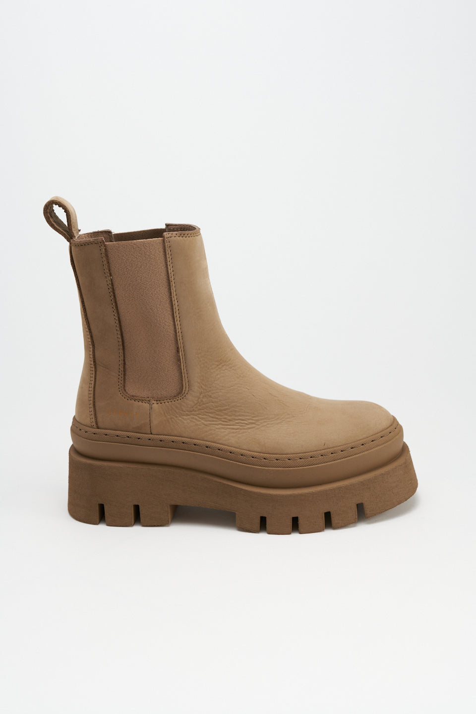 Copenhagen Studios Nabuc Taupe Chelsea Boots