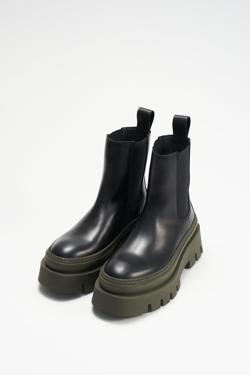 Vitello Black Green Chelsea Boots CPH686_GREEN - 4