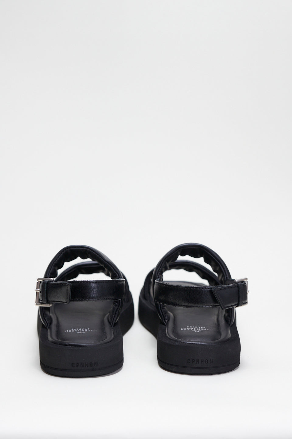 Nappa Black Chunky Sandals CPH767 - 4
